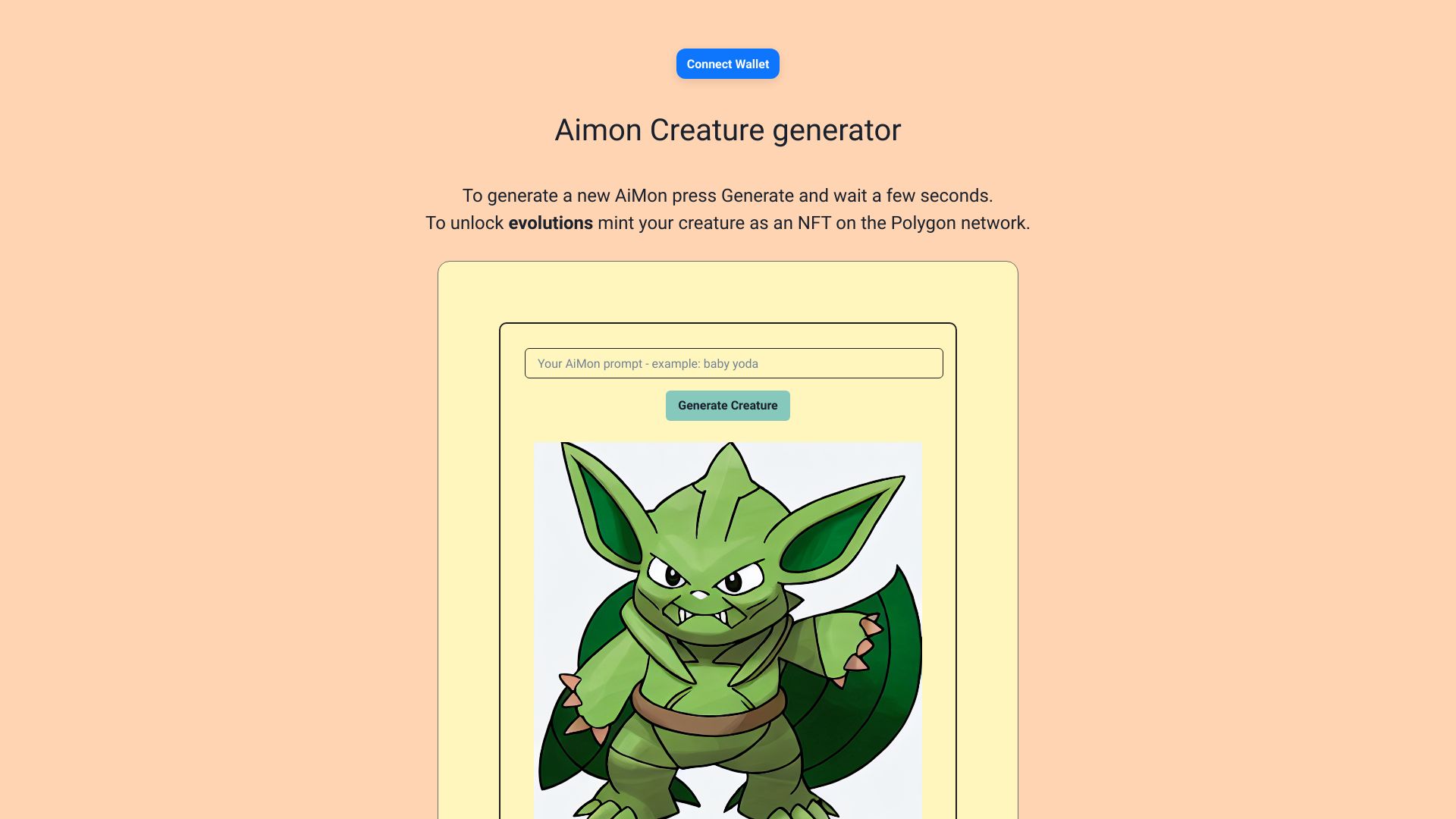 Aimons.xyz AI Generated Creatures