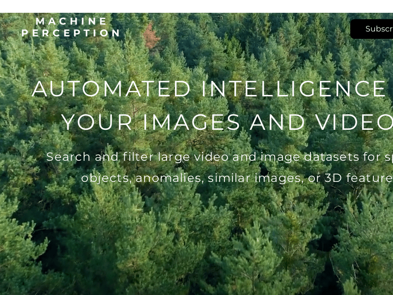 Machine Perception