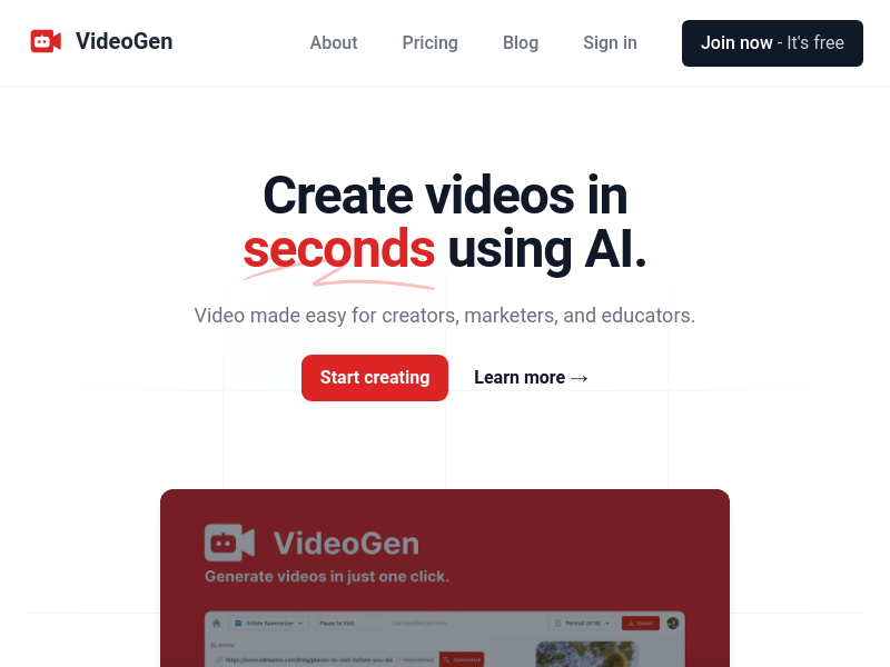 Videogen