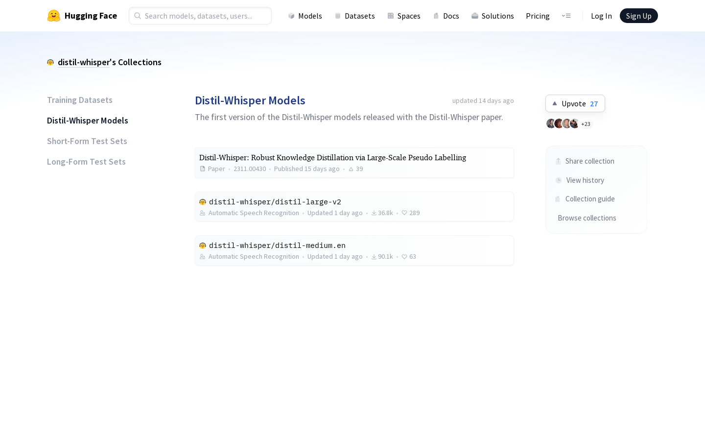 Distil Whisper