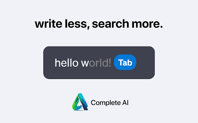 Complete AI   Text Autocomplete For ChatGPT