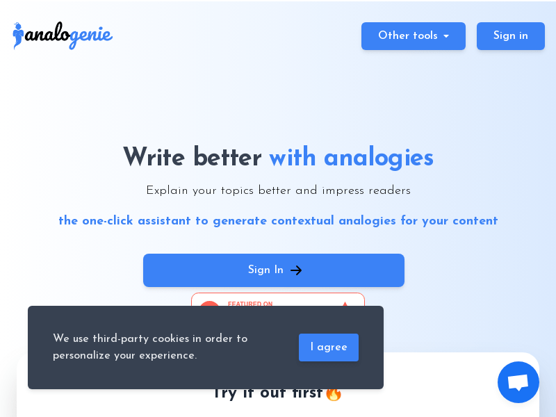 Analogenie