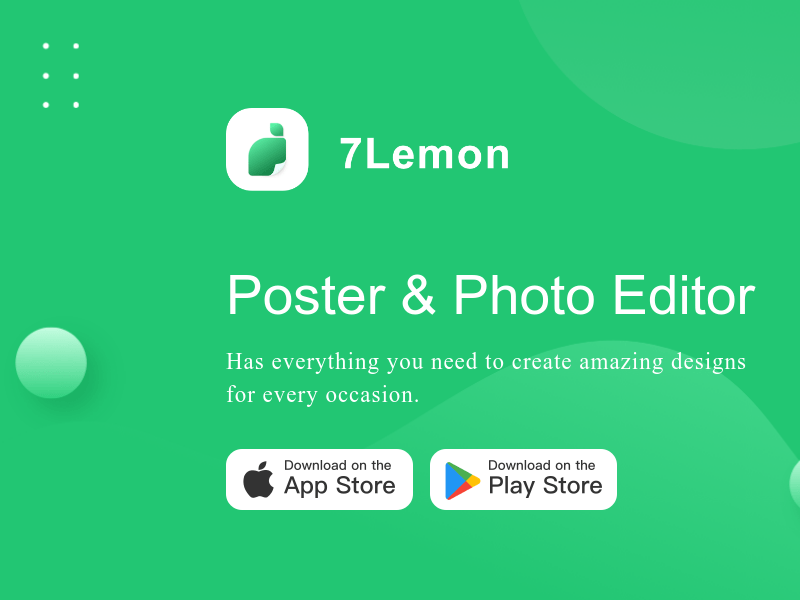 7lemon: Graphic Design, Poster