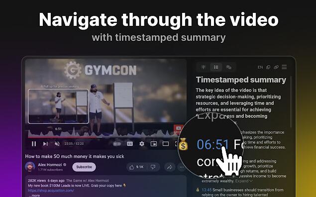 Eightify: AI YouTube Summary With ChatGPT