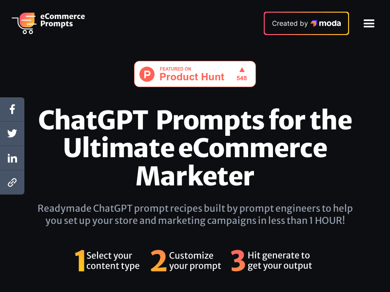 Ecommerce Prompt Generator