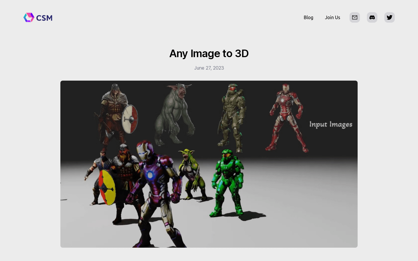 Any Image To 3D