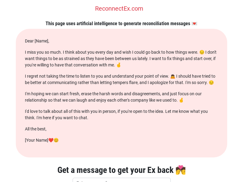 Reconnectex.com