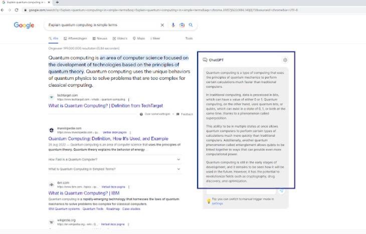 Chatgpt Google AI Assistant