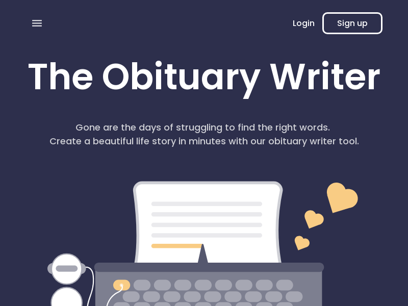 The Obituary Writer