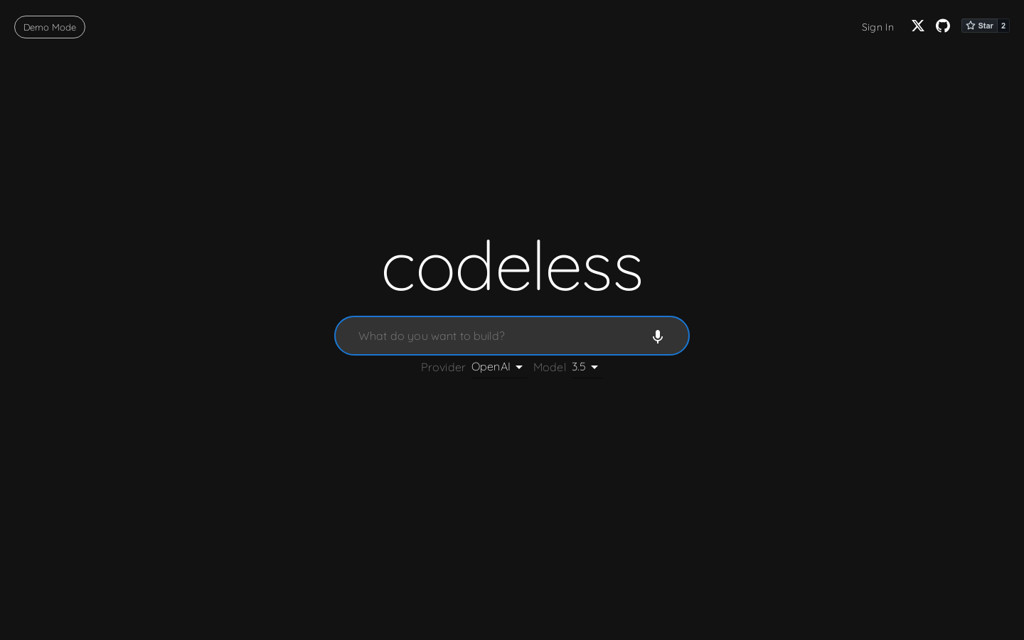 Codeless