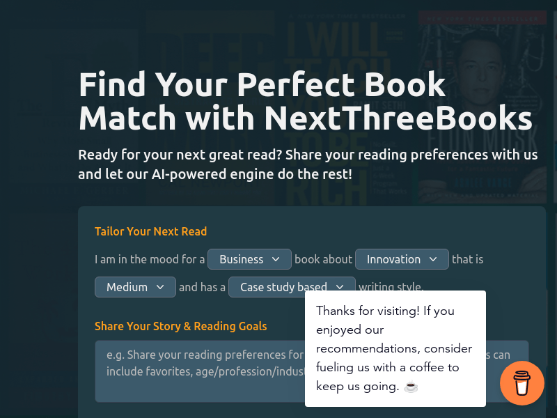 Nextthreebooks