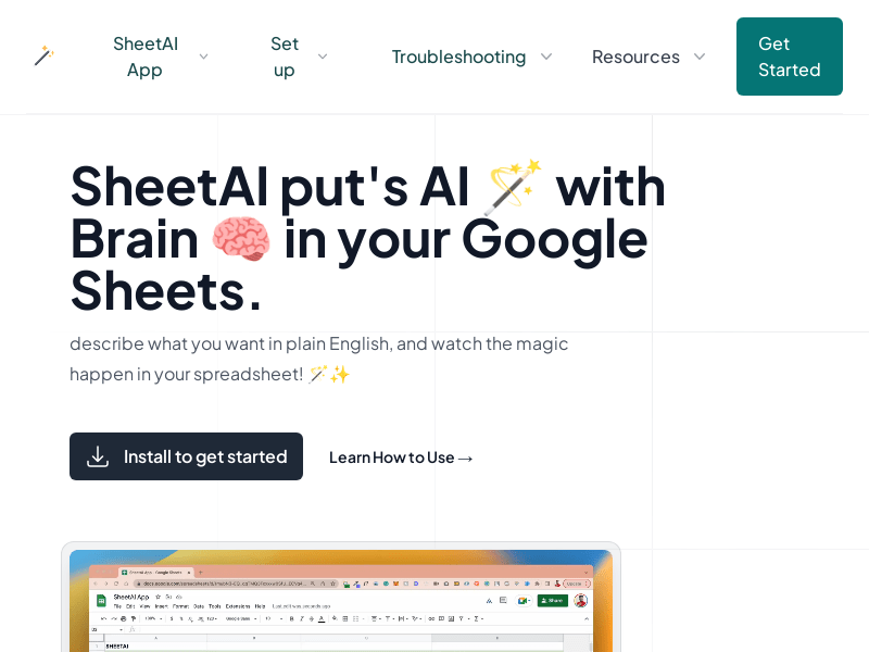 Sheetai.app