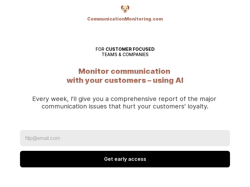 Communication Monitoring (with AI)