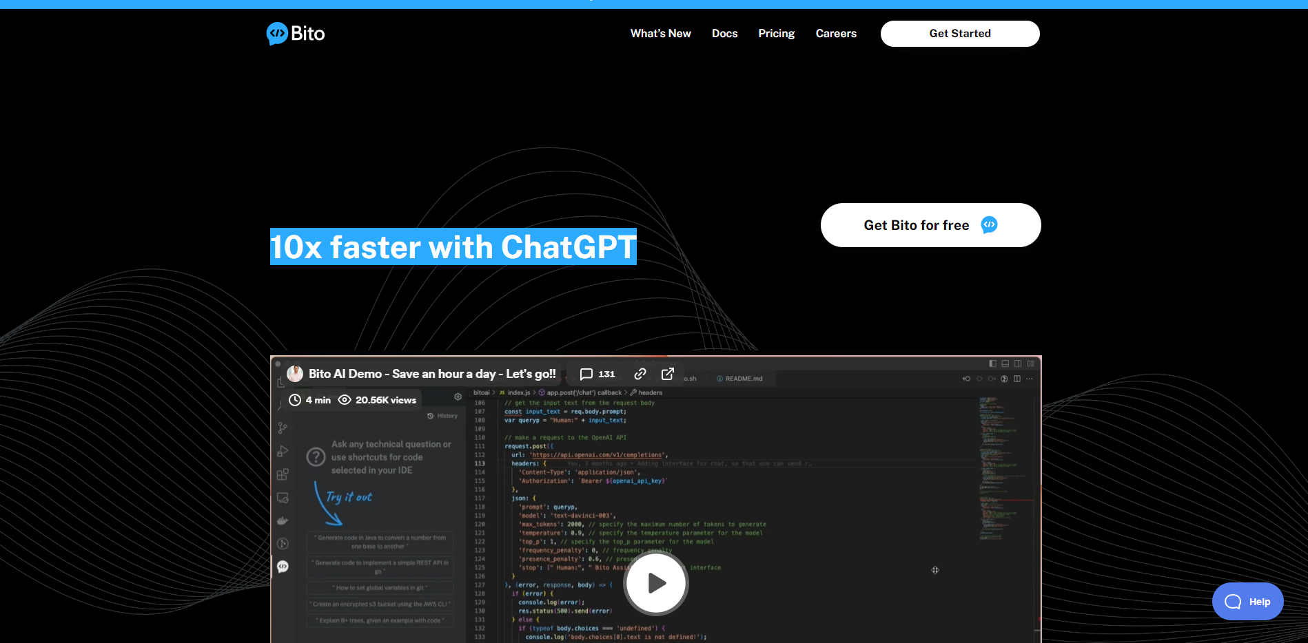 Bito AI: Bring ChatGPT To Your IDE For Devs