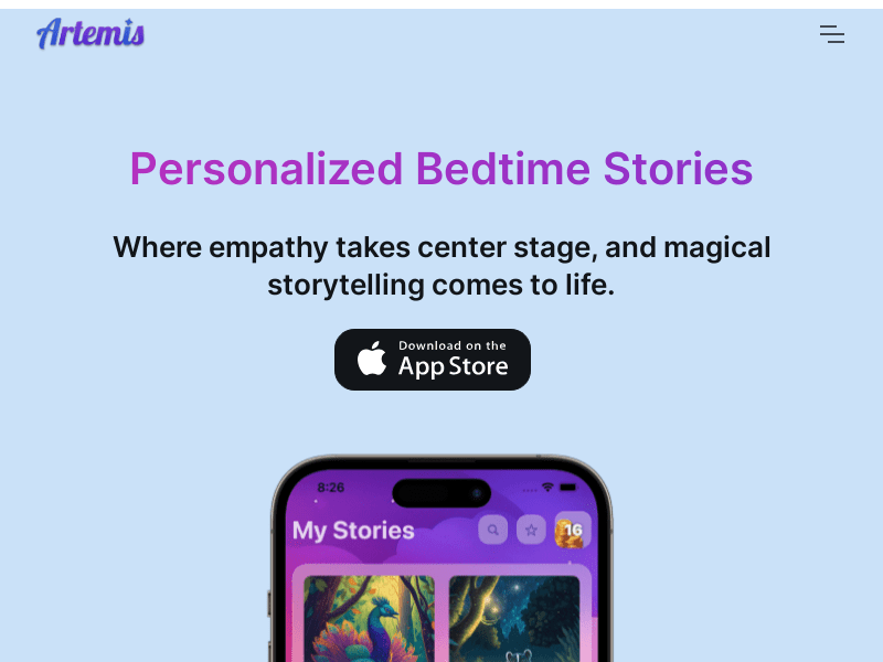 Artemis AI: Bedtime Stories With Heart