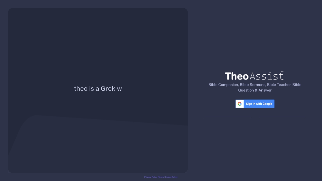 Theoassist