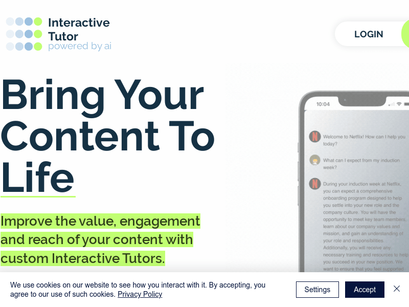 Interactive Tutor