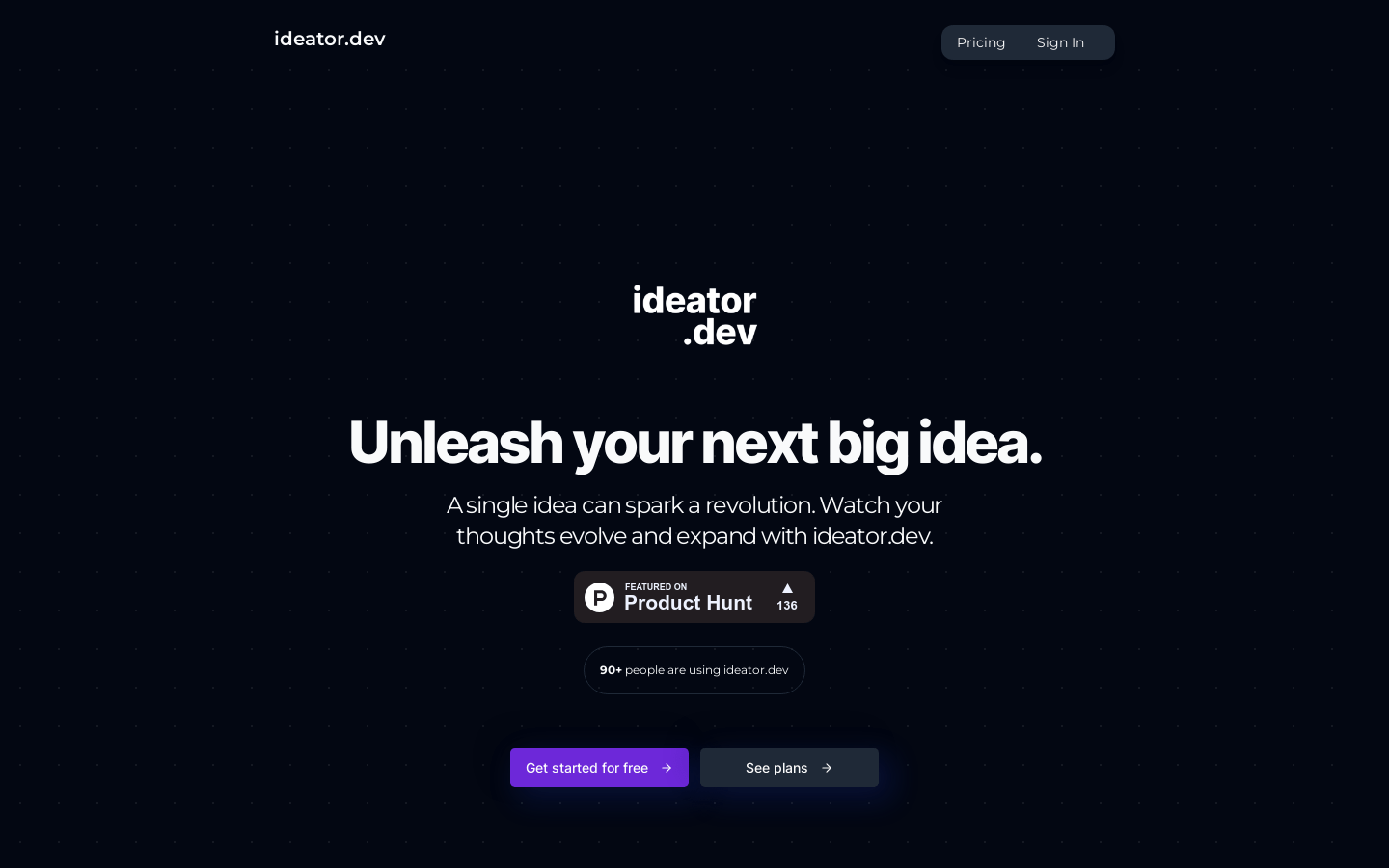 Ideator.dev