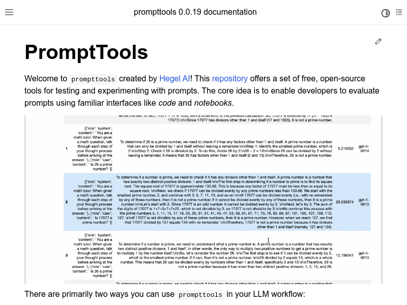 Prompttools