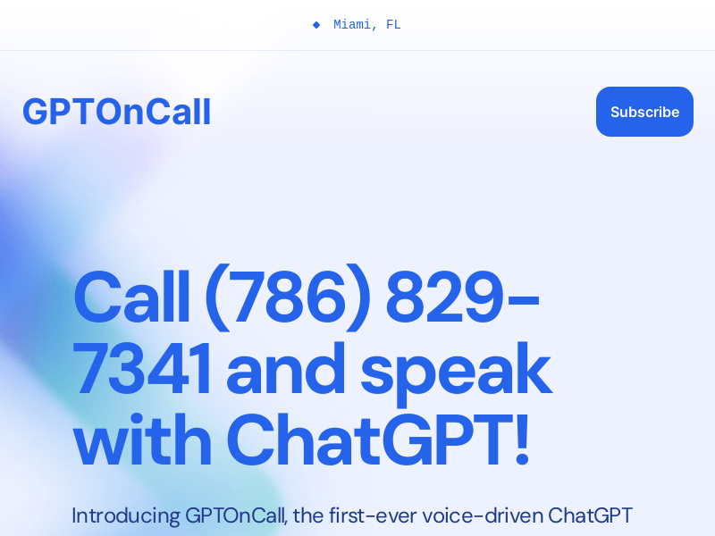 Gptoncall