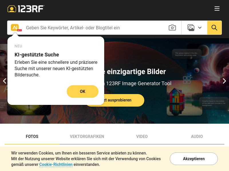 123RF AI Search Engine