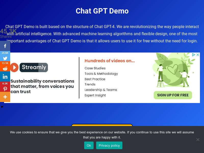 Chat GPT Demo