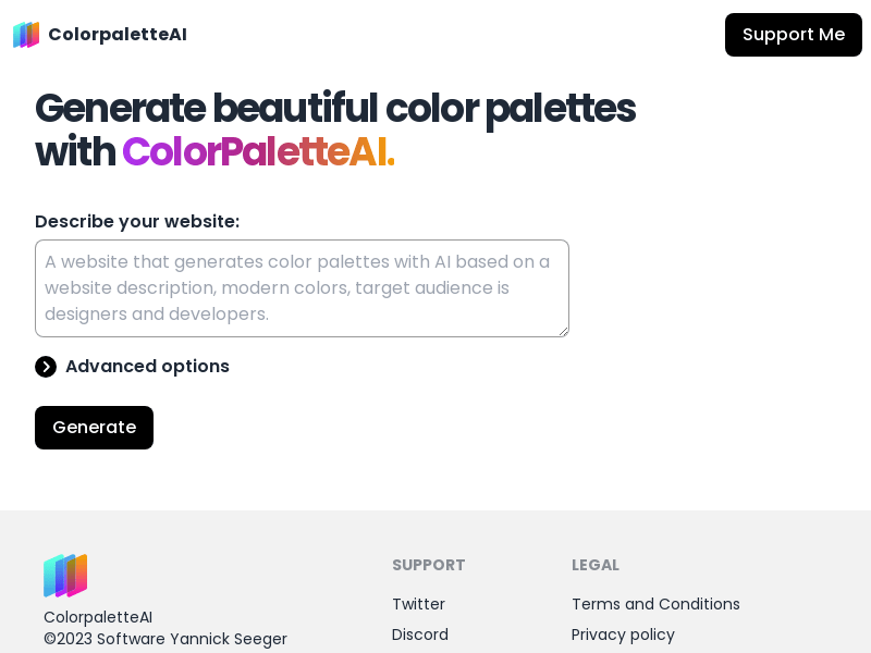 Colorpaletteai