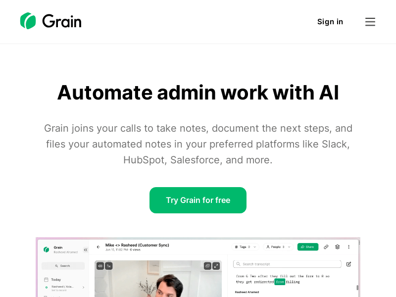 Grain AI