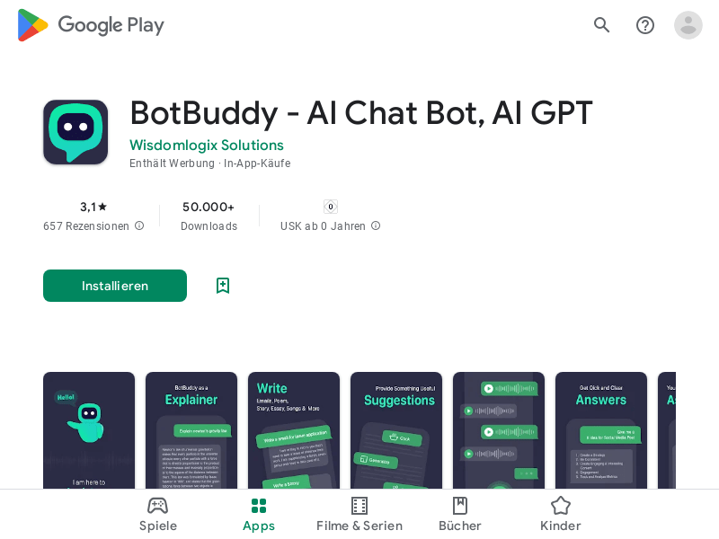 Botbuddy   AI Chat Bot, ChatGPT