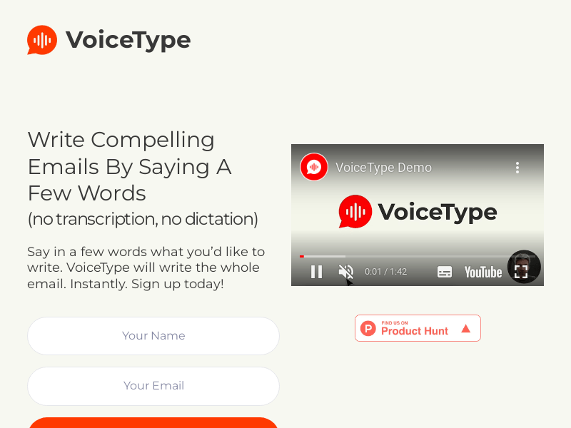 Voicetype