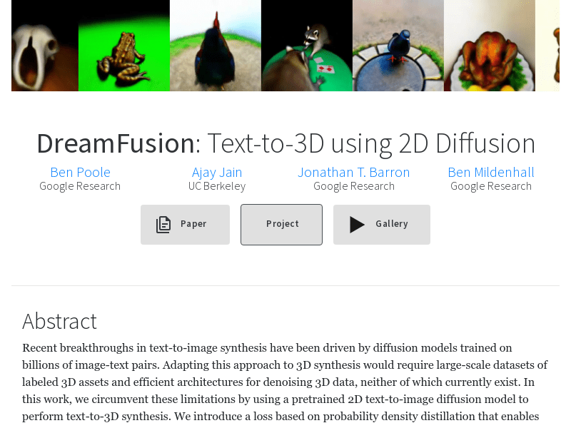 Dreamfusion