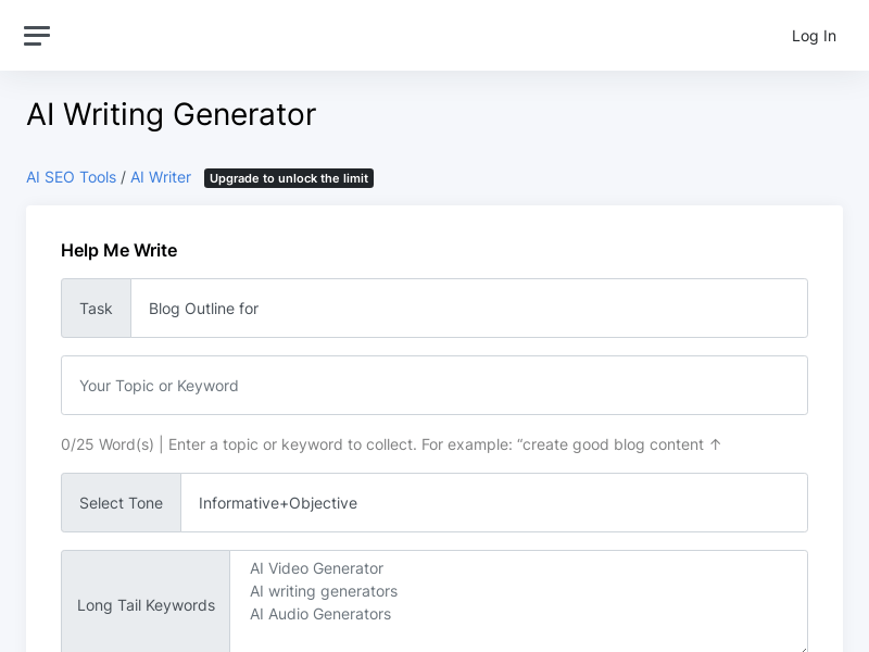 Writery AI: AI Writing Generator