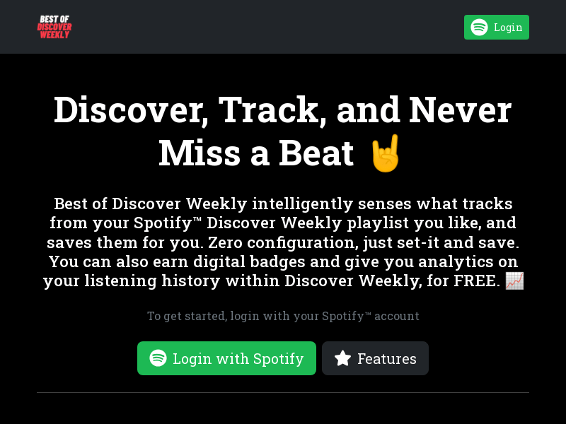 Auto Save Your Favs From Discover Weekly