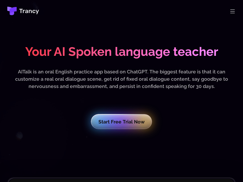 Aitalk From Trancy