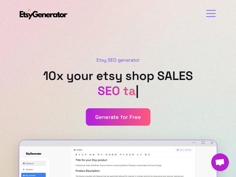 Etsygenerator