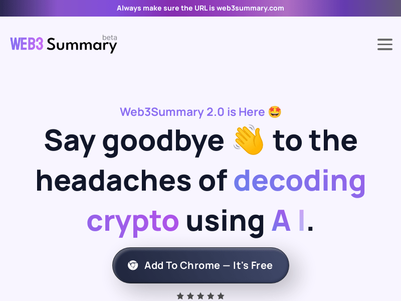 Web3 Summary