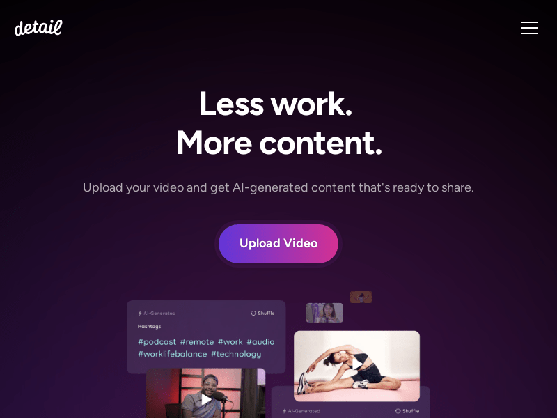 Detail AI Video Content Maker