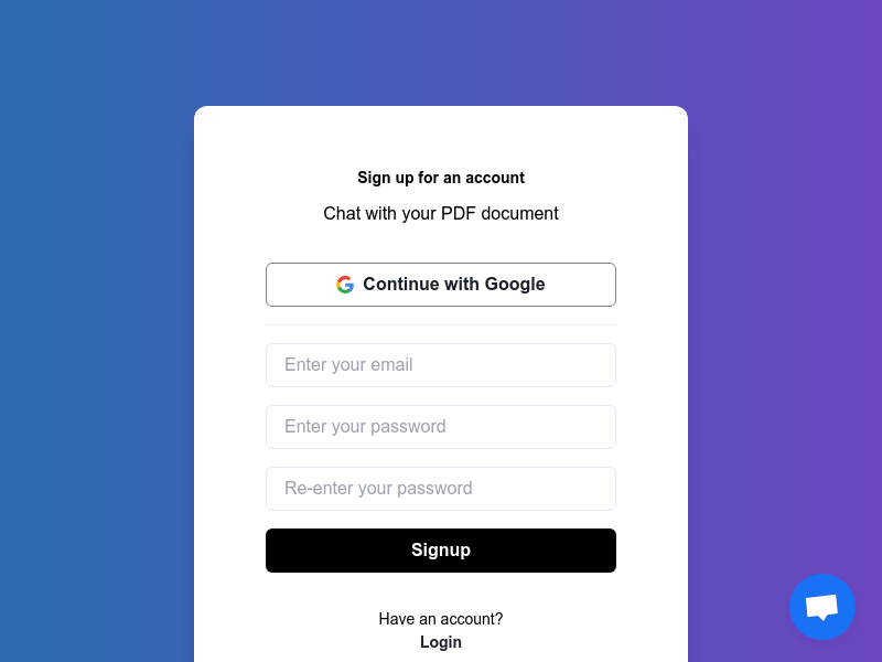 Pdfconvo Chat With Your Pdf