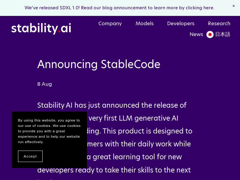 Stablecode