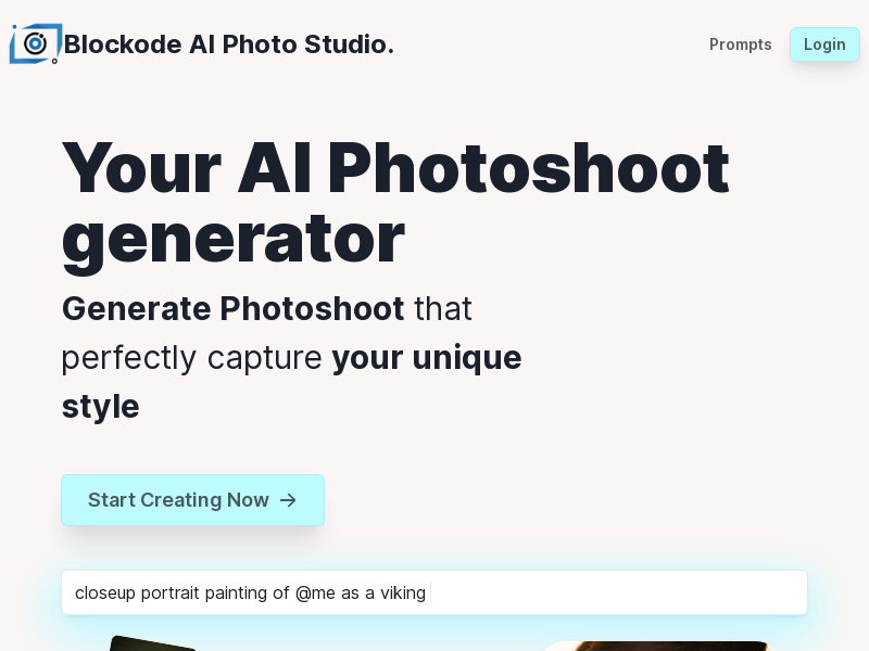 Blockode AI Photo Studio