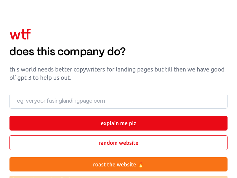 WTF Does This Company Do?