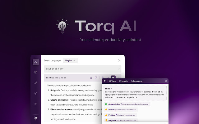 Torq AI: Your Ultimate Productivity Assistant