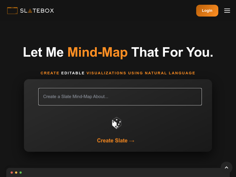 Slatebox: Text To Mindmaps And More