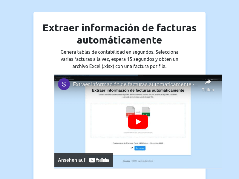 Facturasaexcel