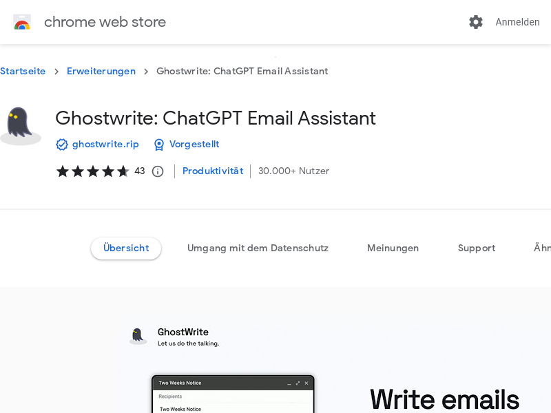 Ghostwrite