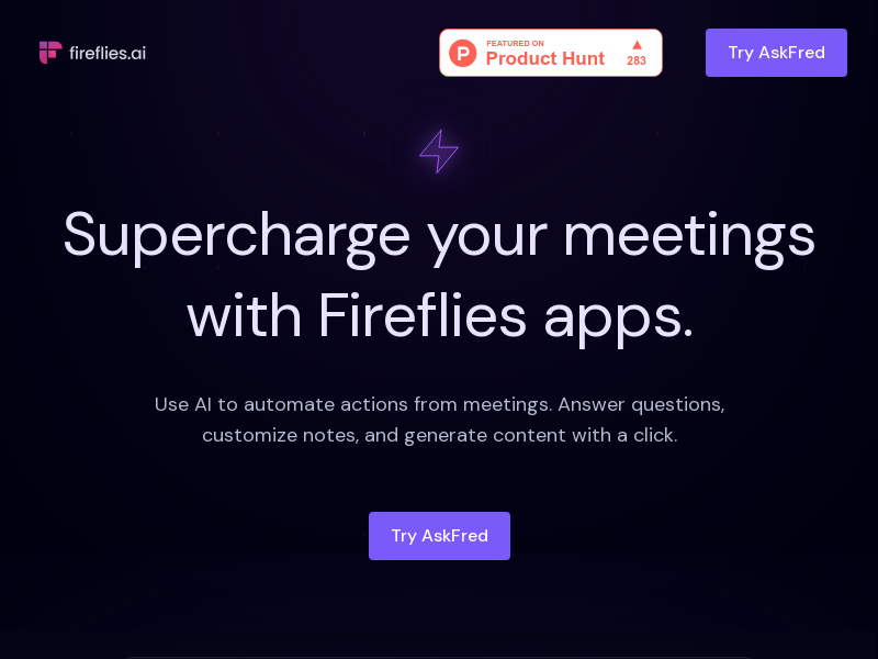 Askfred From Fireflies.ai