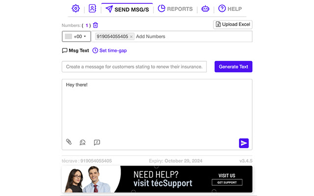 Free Bulk Sender For Whatsapp ⚡️ By AI