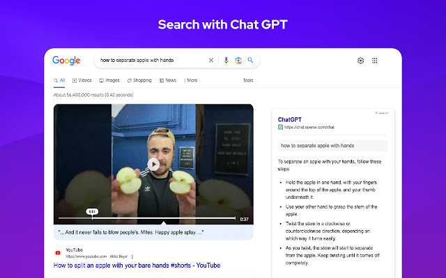 AI Search GPT For Chrome