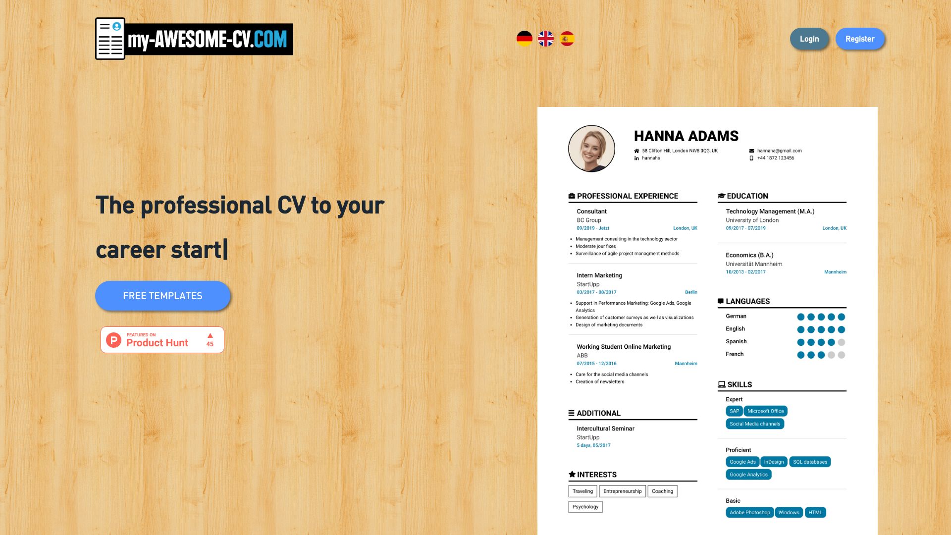 My AWESOME CV