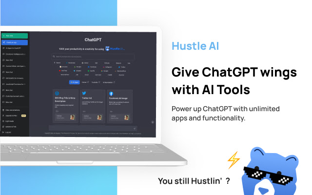 Hustle AI   Supercharged & Free ChatGPT
